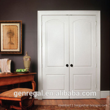 Luxury white double leaf interior doors prices